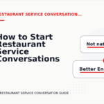 How to Start Restaurant Service Conversations Clearly