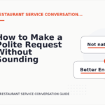 How to Make a Polite Request Without Sounding Demanding in Restaurant Service Conversation English