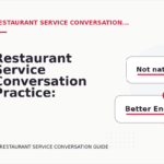 Restaurant Service Conversation Practice: Natural Conversation Lines