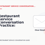 Restaurant Service Conversation Practice: Email and Message Examples