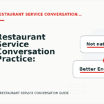 Restaurant Service Conversation Practice: Tone Fixes for Real Situations